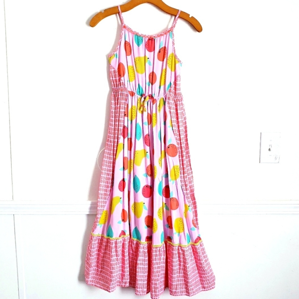 Fruit Print Maxi Dress